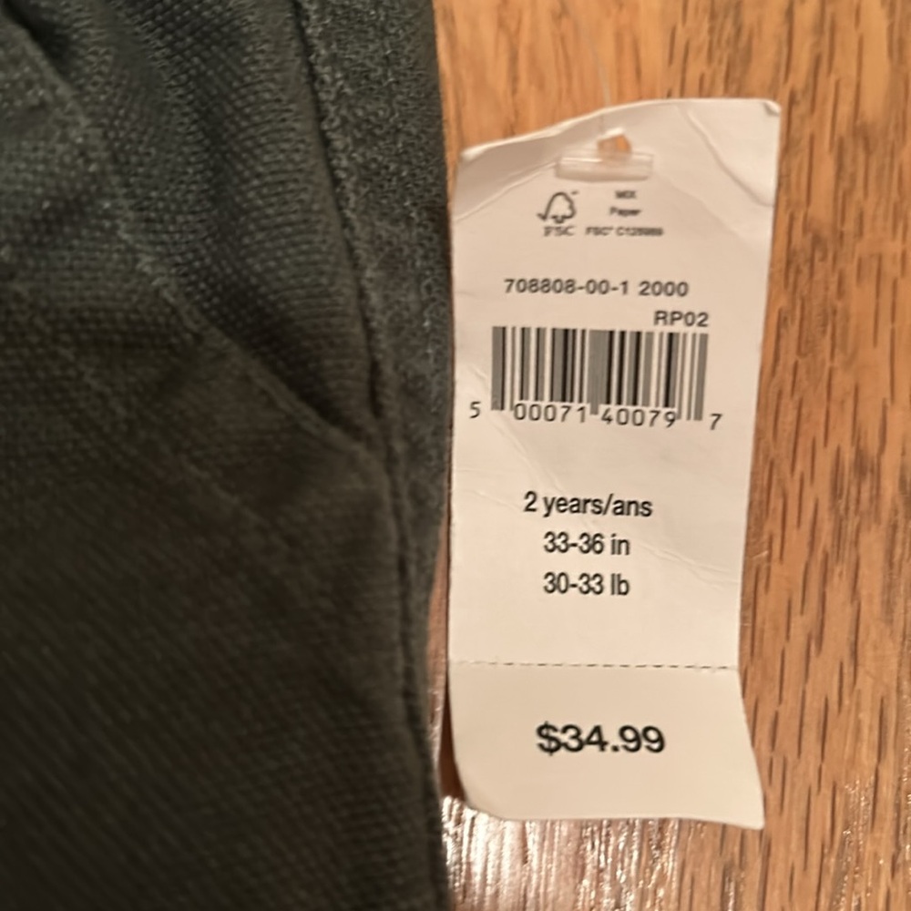 NWT Gap Toddler Boys Elastic Waist pants size 2T - Picture 3 of 8